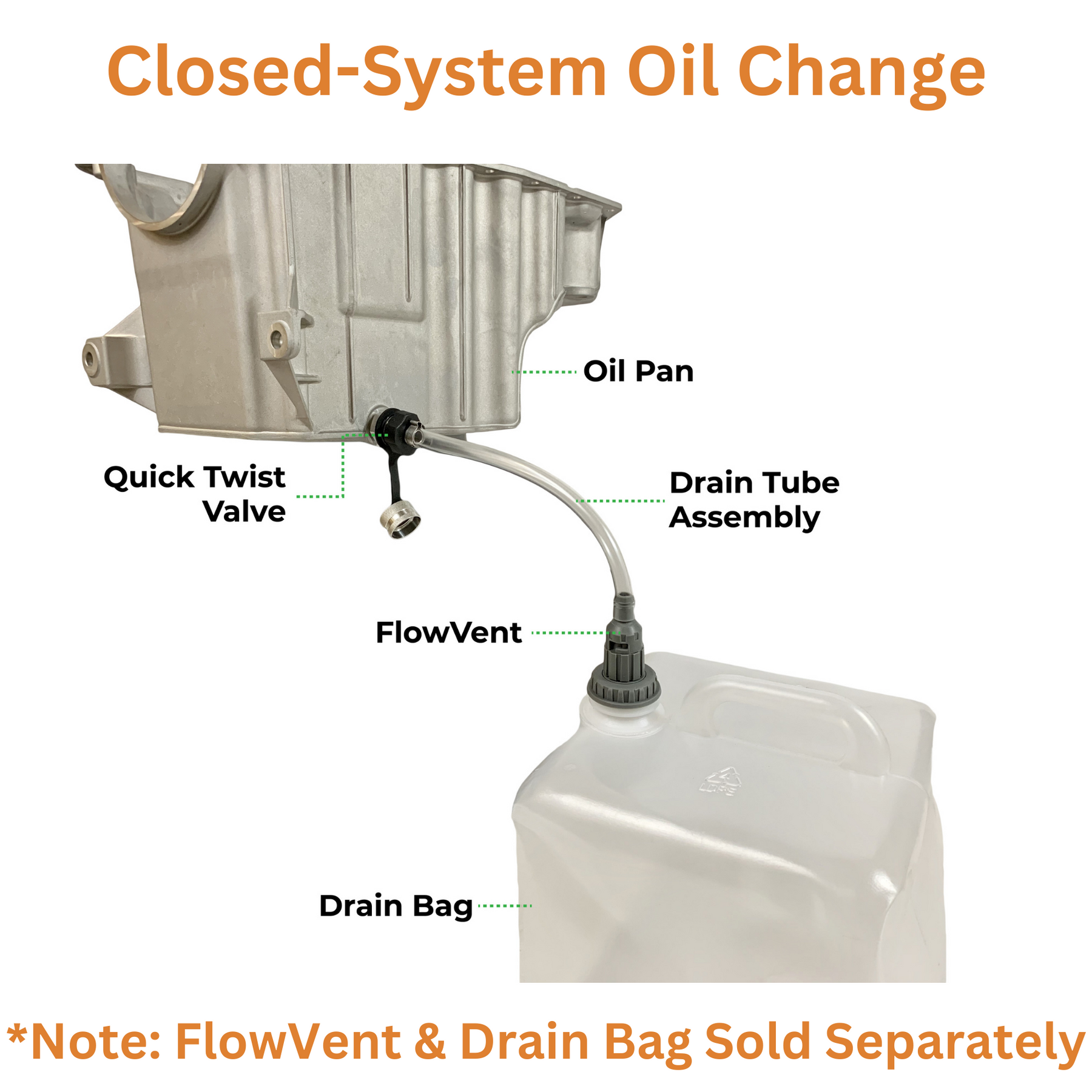 Quick Twist Oil Drain Valve ValvoMax Oil Drain System